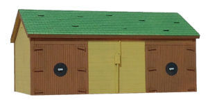 SP Speeder Shed - O Scale
